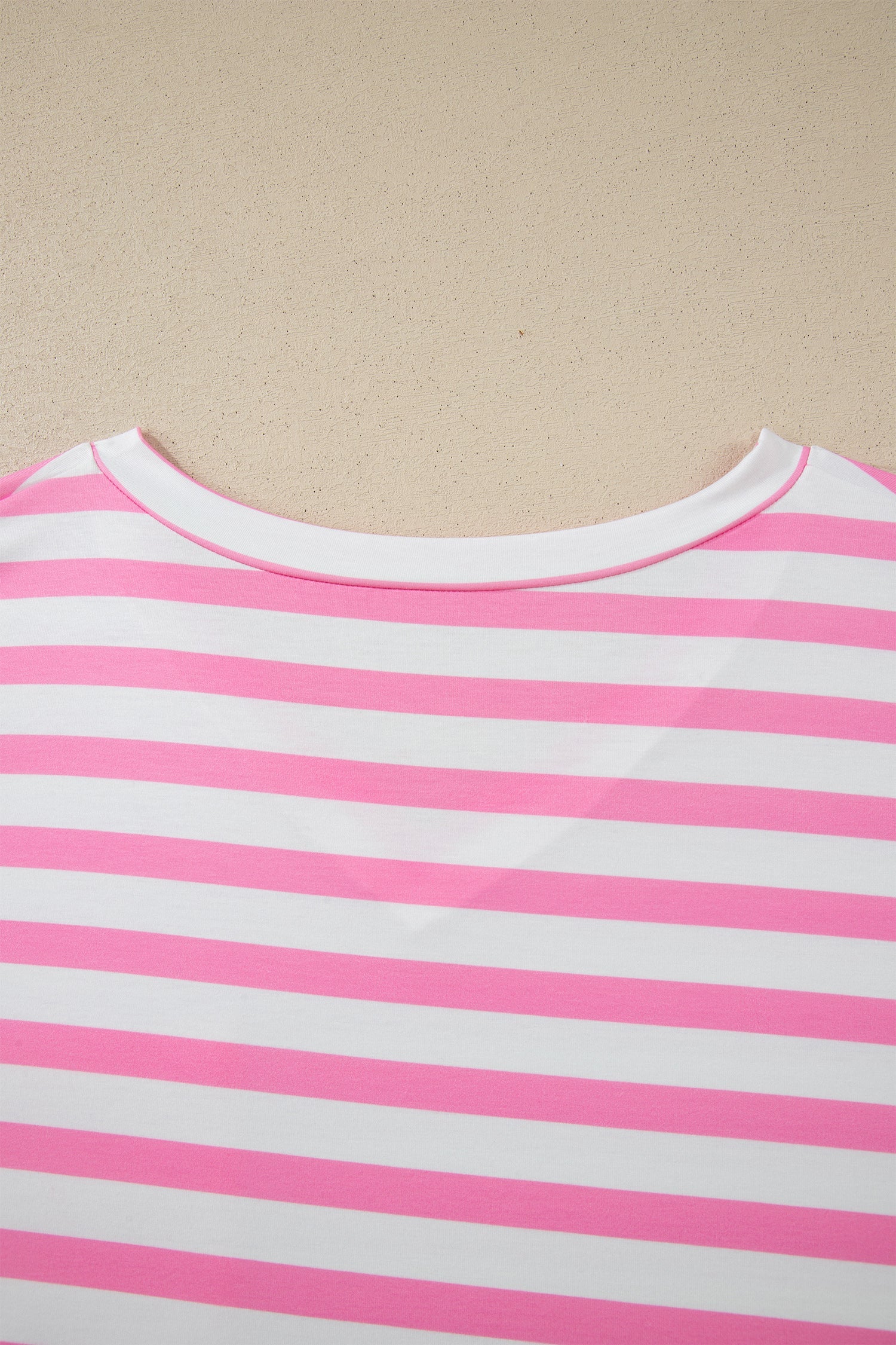 Ivanna Stripe Colorblock Patched PLUS Tee