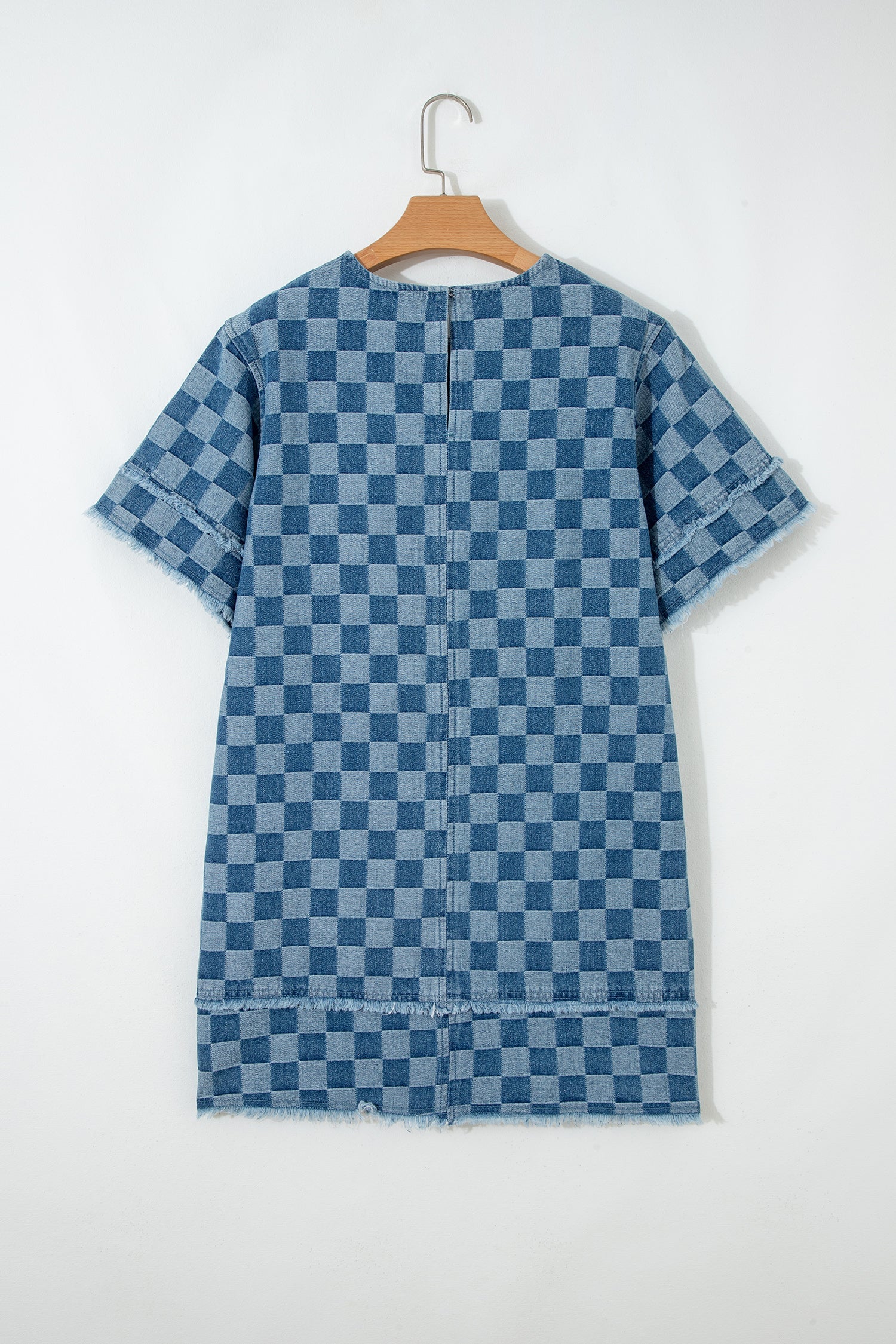 Jessie Hem Checkered Mini Dress