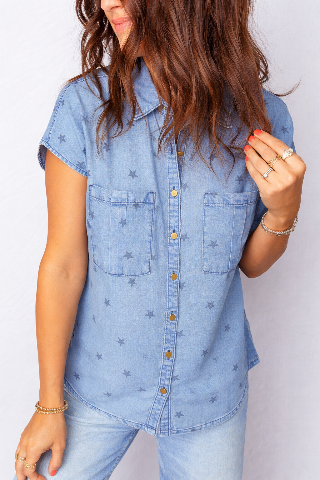 Phoebe Chest Short Sleeve Shirt