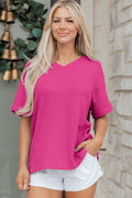 Alexia Short Sleeve Knit Top