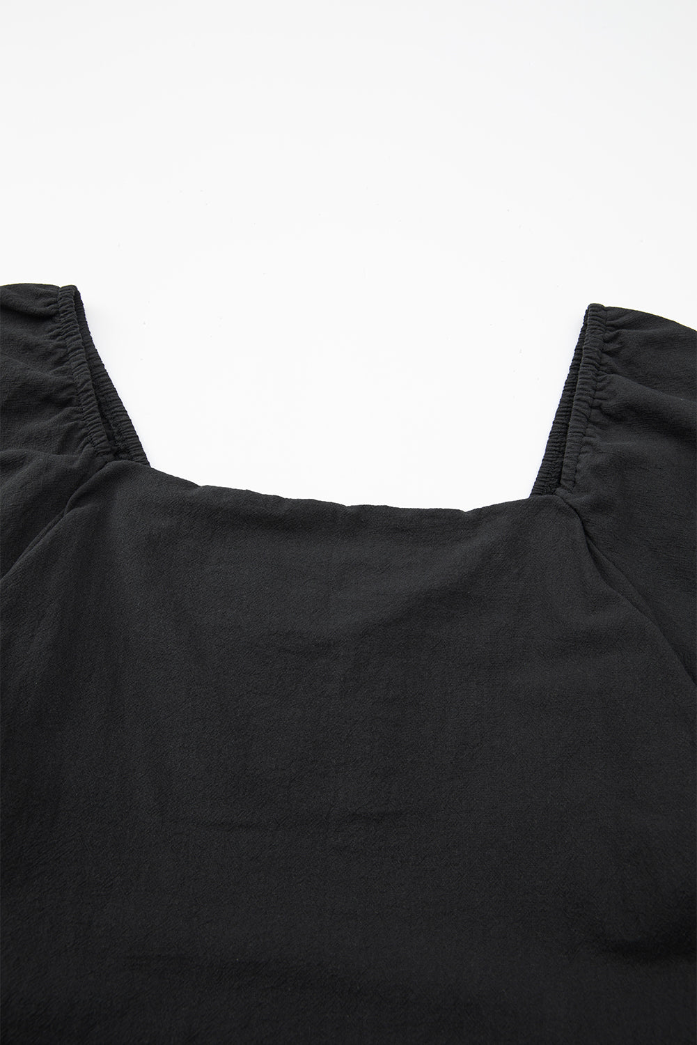 Malaysia Ruched Puff Sleeve Romper