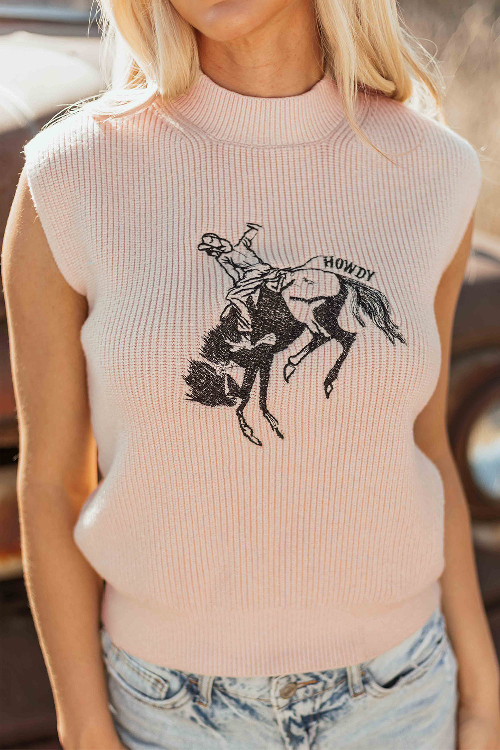 Lydia High Short Sleeve Sweater