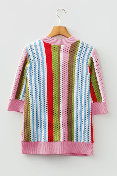 Alora Knit Short Sleeve Sweater