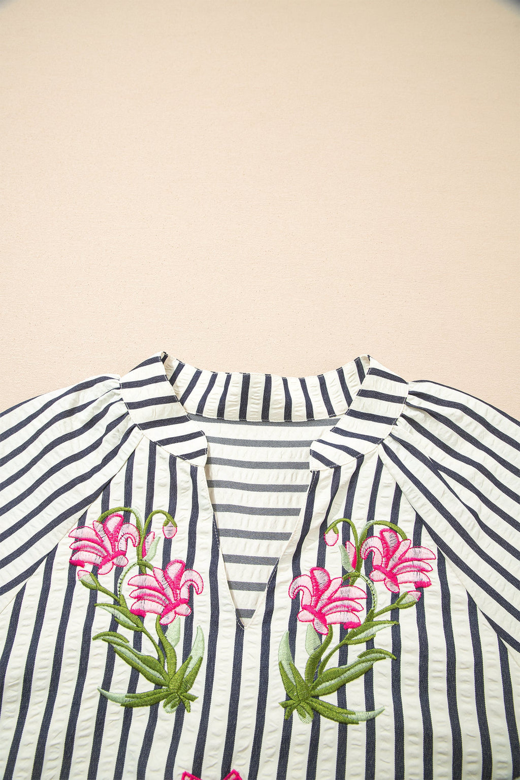 Harmoni Detail Short Sleeve Blouse