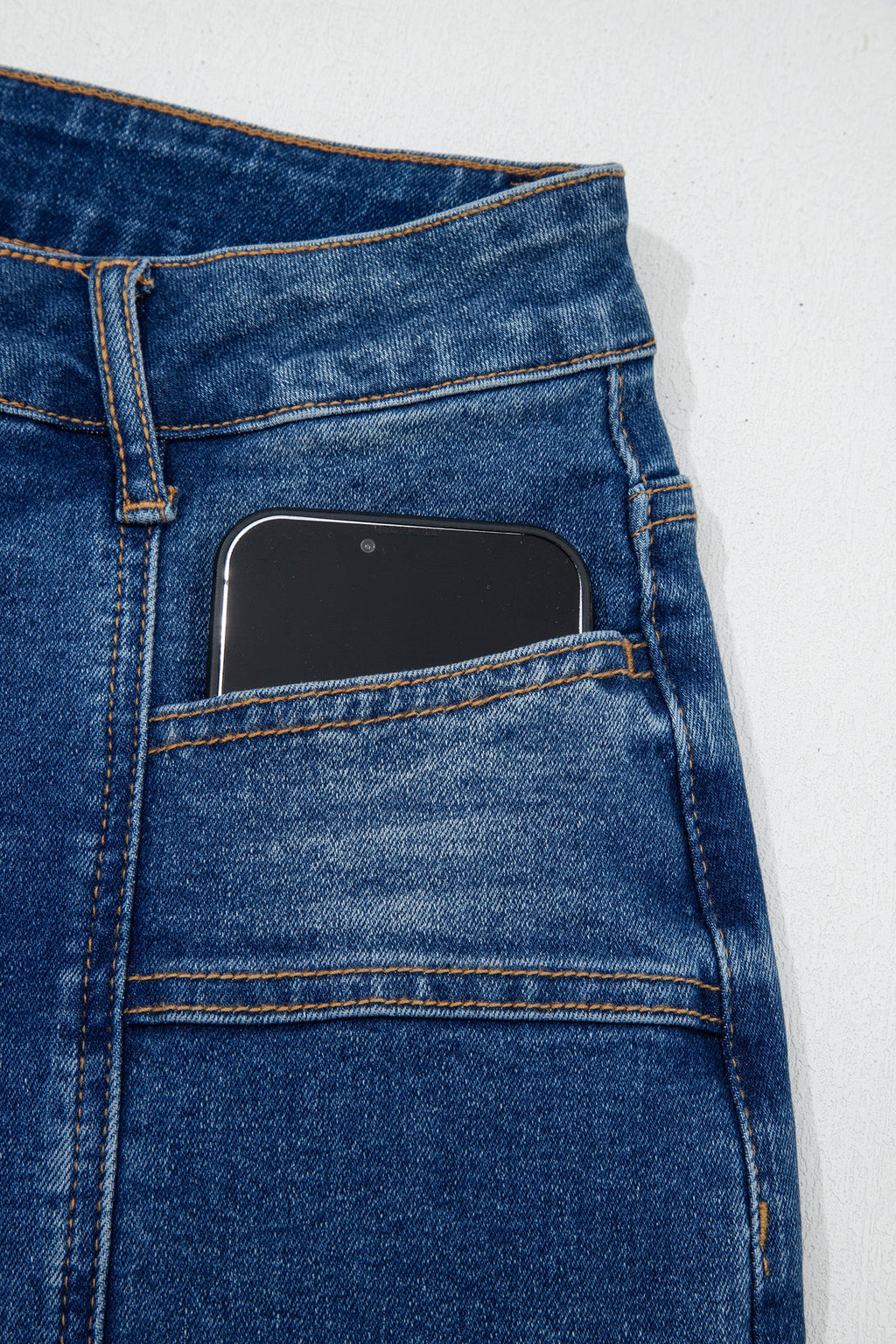 Yusra Seam Detail Shift Jeans