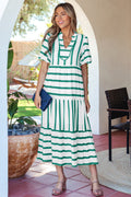 Luna Half Sleeve Vacation Dress