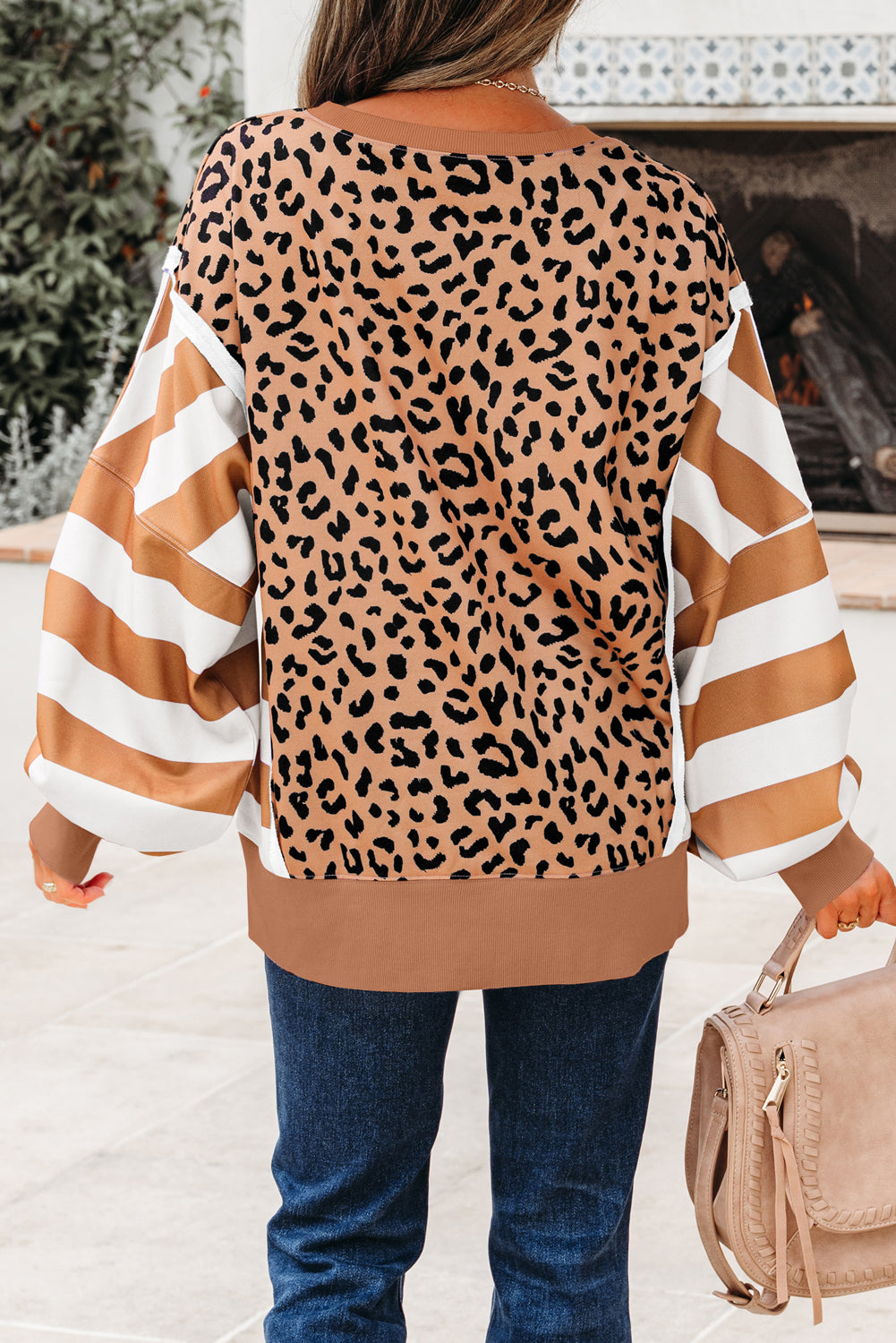 Margot Casual Sweatshirt with Slits
