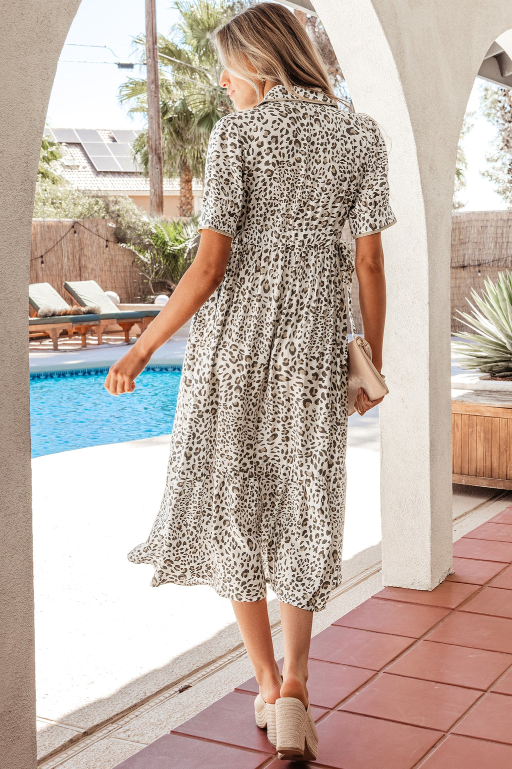 Lisa Puff Sleeve Long Dress