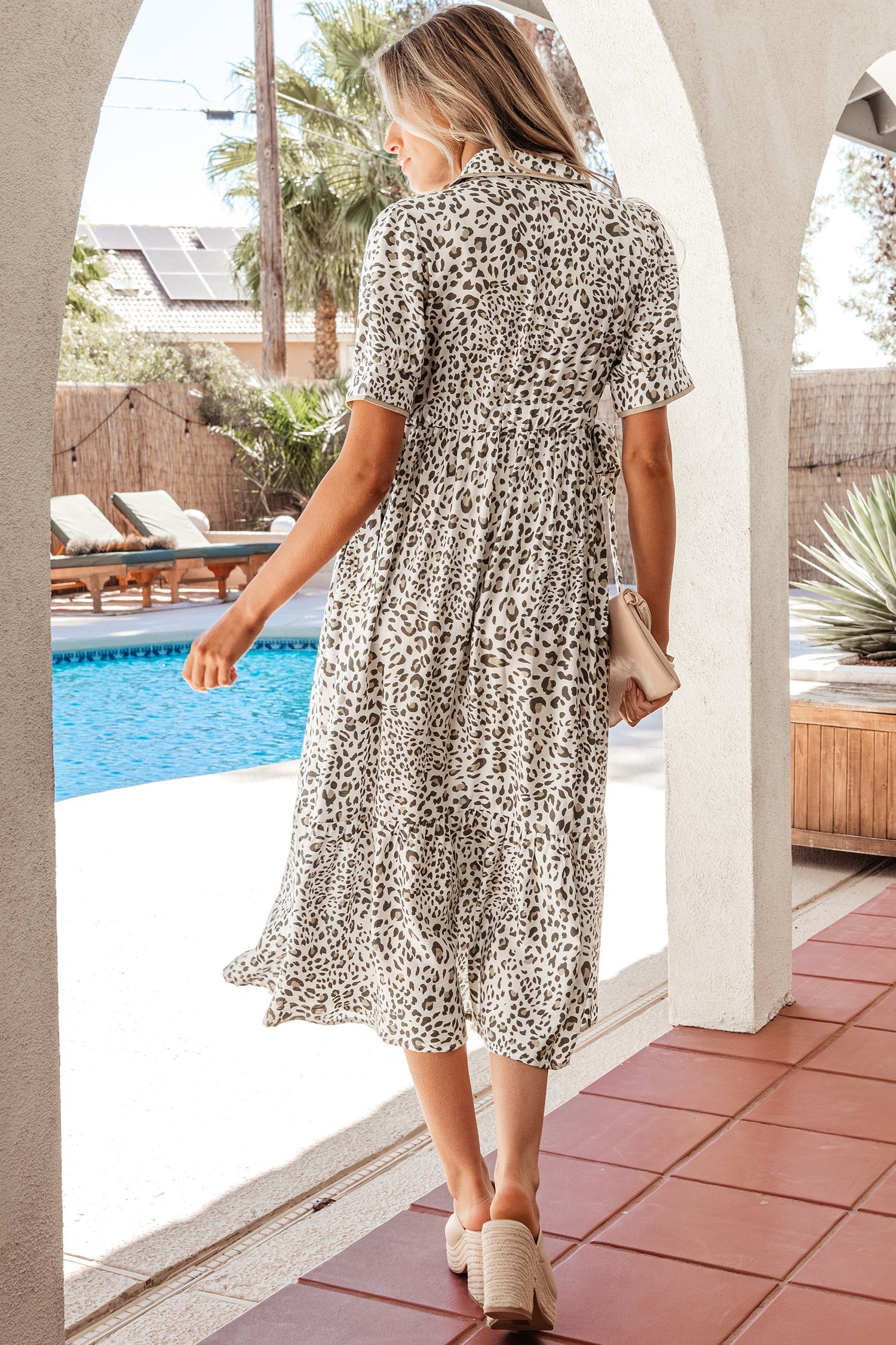 Lisa Puff Sleeve Long Dress