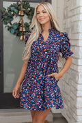 Serenity Puff Sleeve Mini Dress