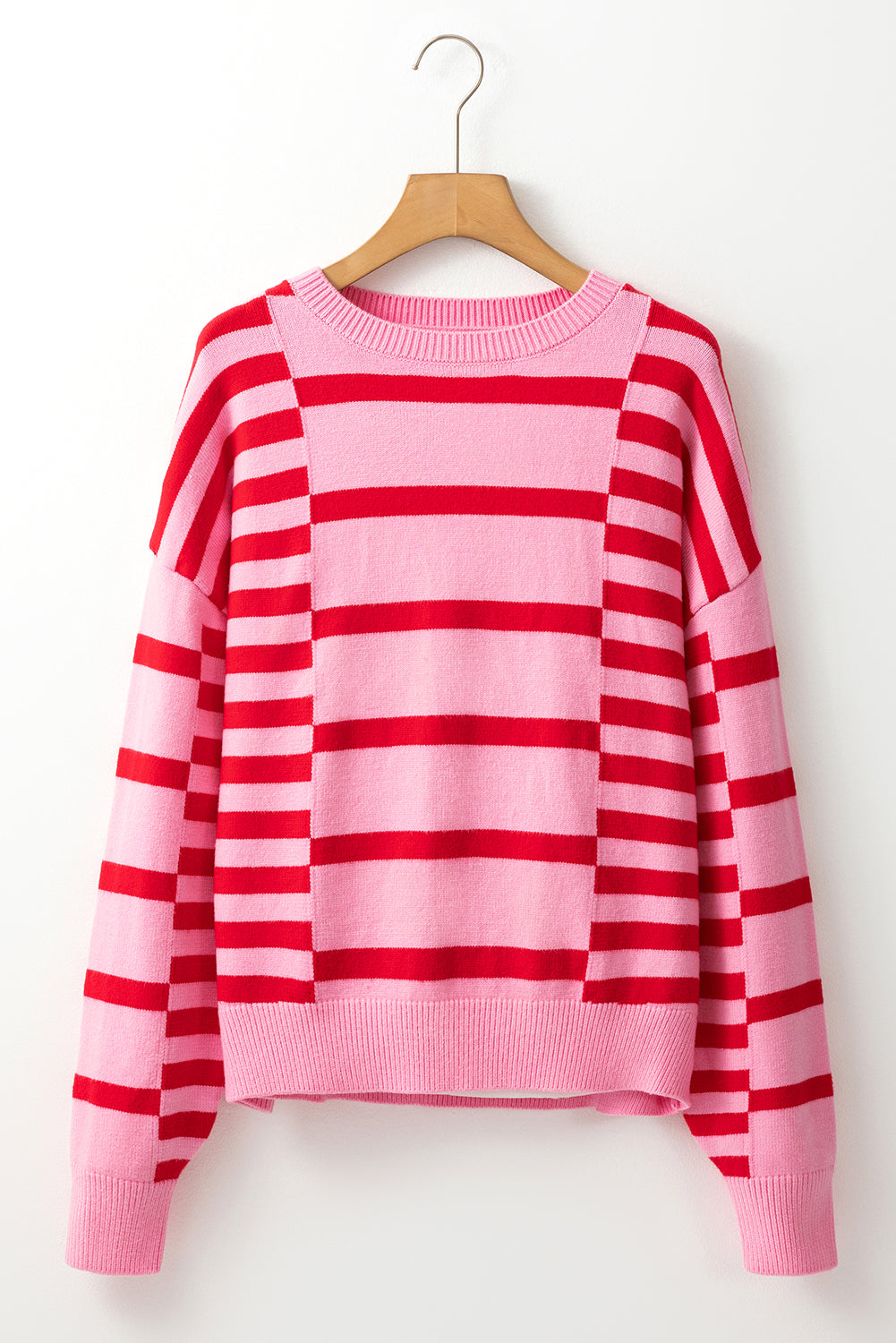 Madison Shoulder Ribbed Trim Sweater