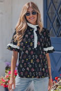 Aliya Short Sleeve Floral Shirt