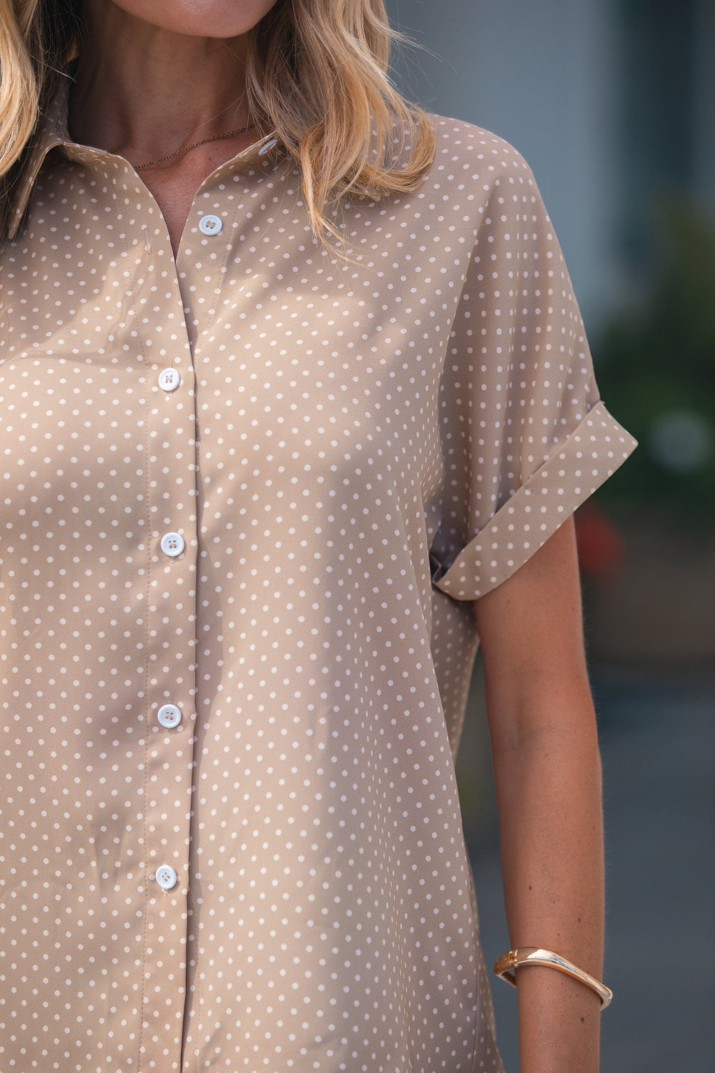 Catherine Cuffed Short Sleeve Shirt