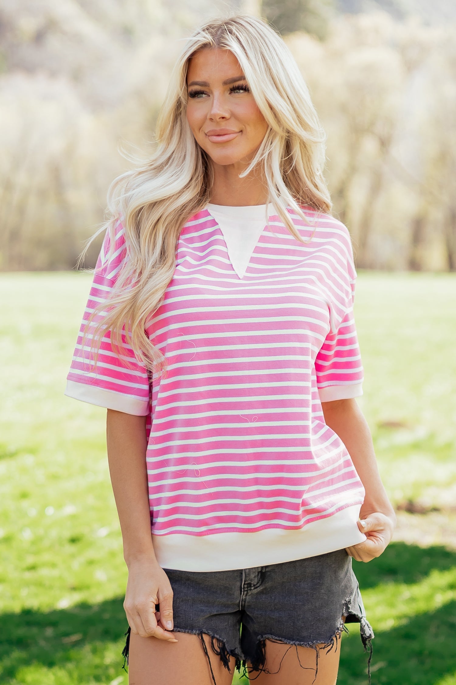 Keira Short Sleeve Loose Top