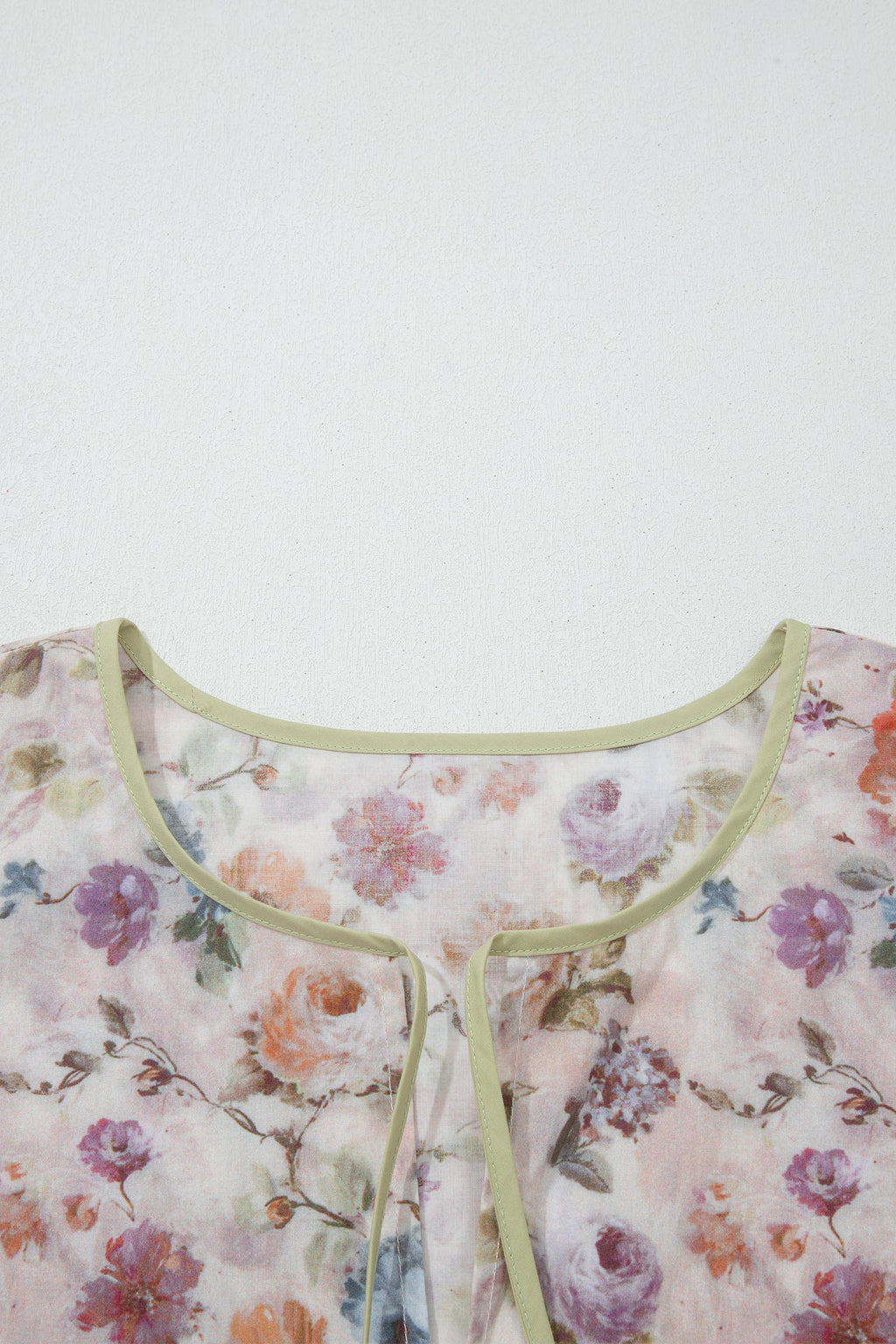 Andi Striped Detail Babydoll PLUS Blouse