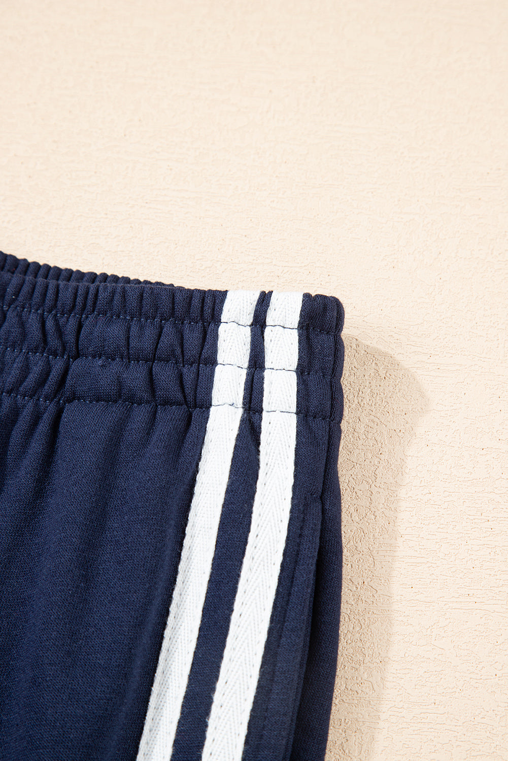 Hana Striped Detail Crewneck Pullover