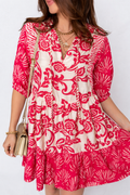 Ariel Loose Flower Mini Dress