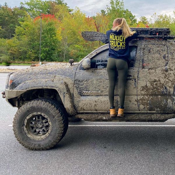 Muddy Trucks Zero Fucks Hoodie