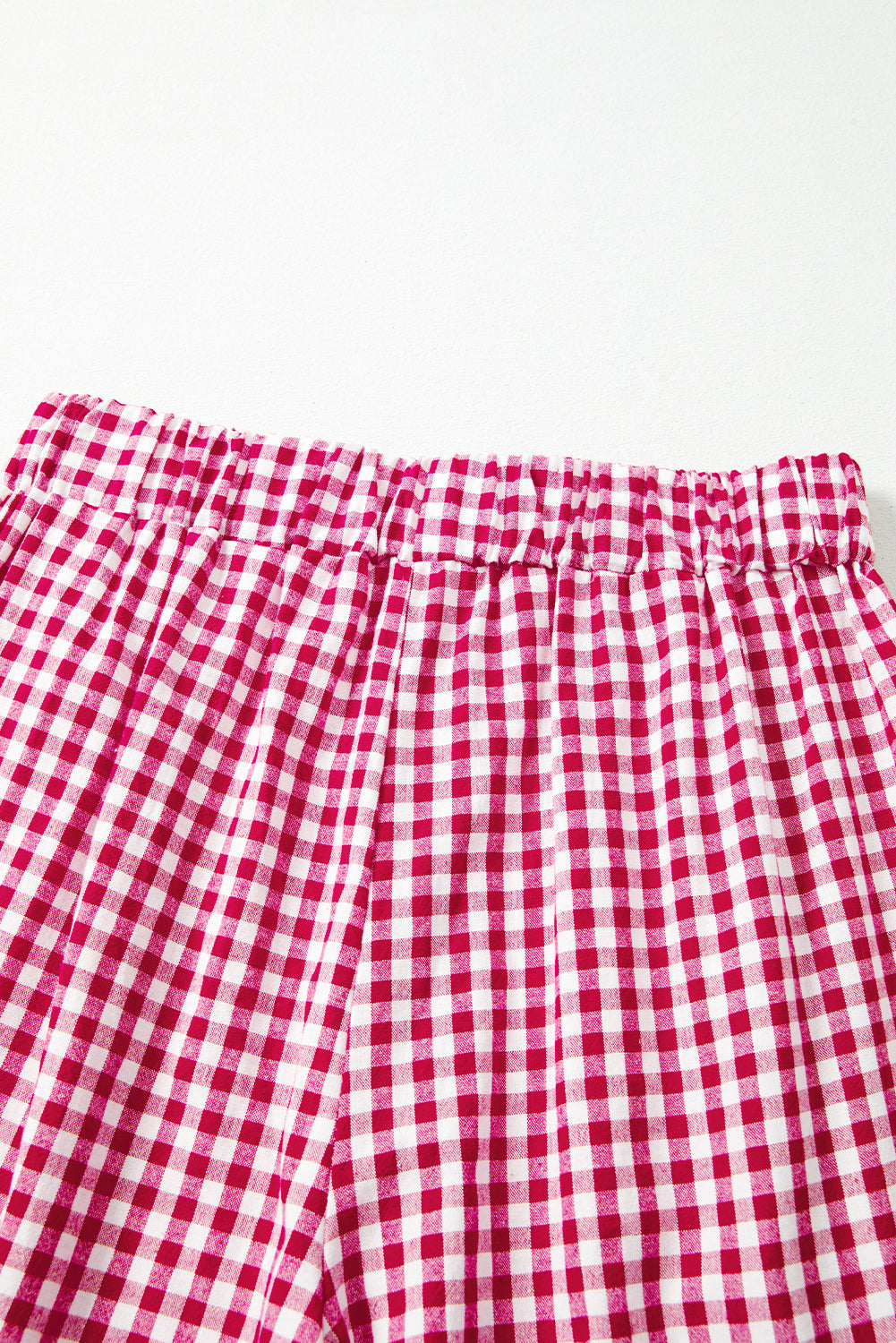 Laura Plaid Casual Loose Trousers