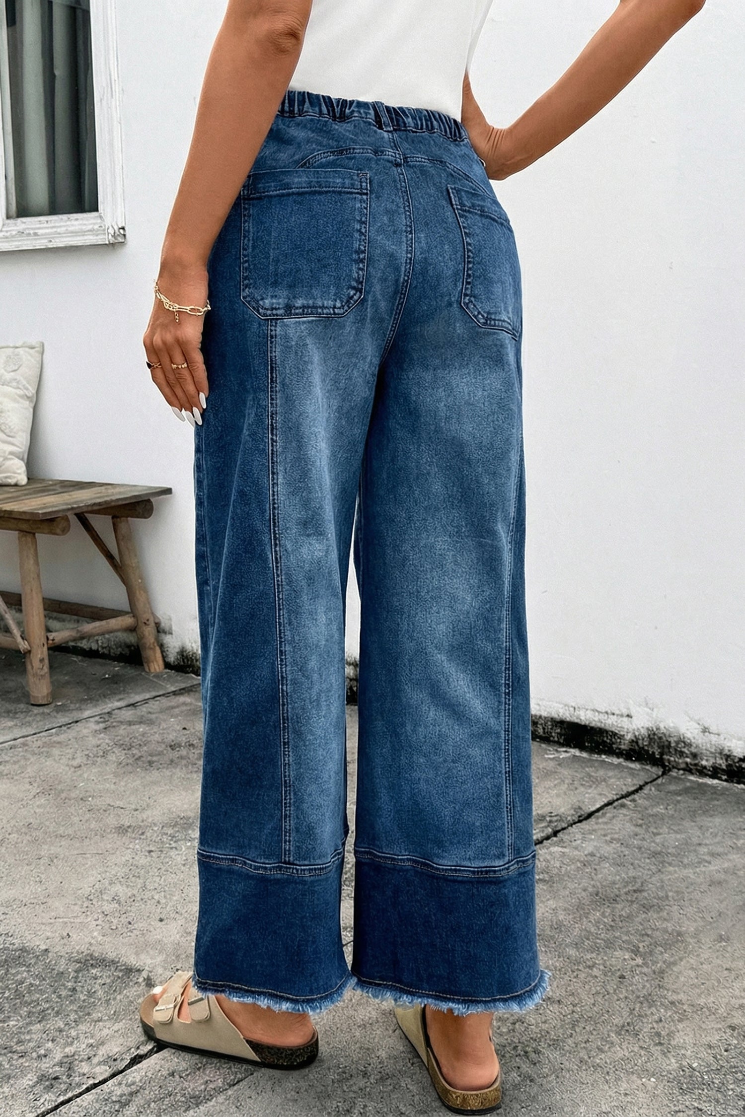 Aleah Hem Wide Leg Pants