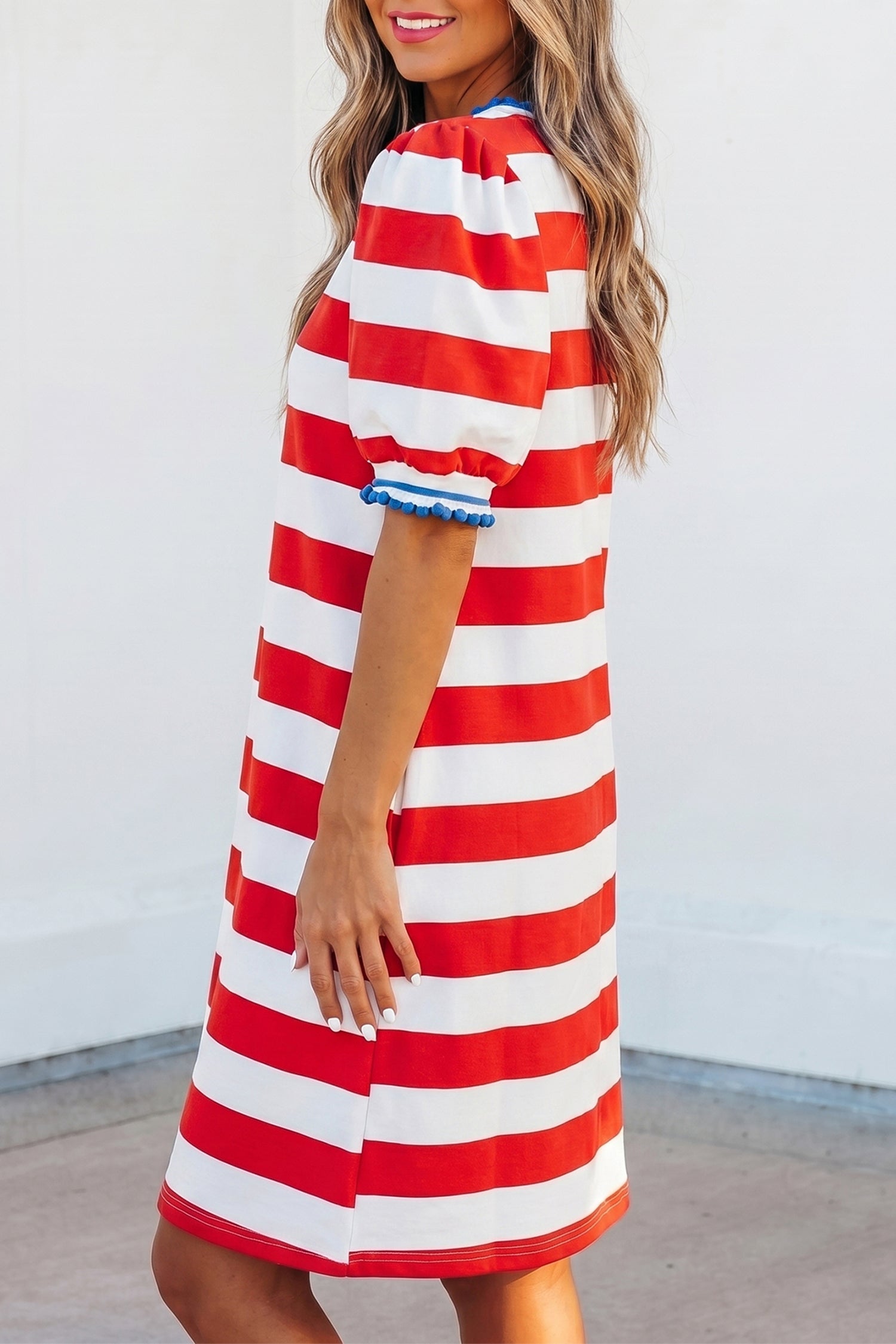 Miriam Sleeve Shift Mini Dress