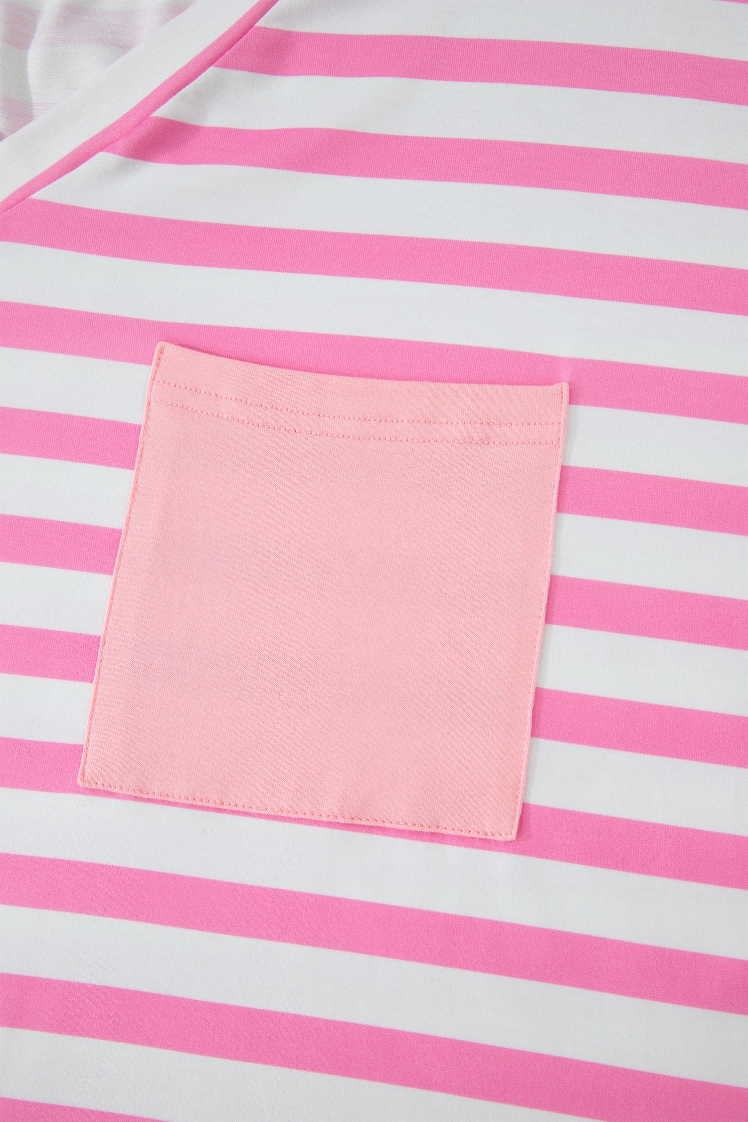 Ivanna Stripe Colorblock Patched PLUS Tee