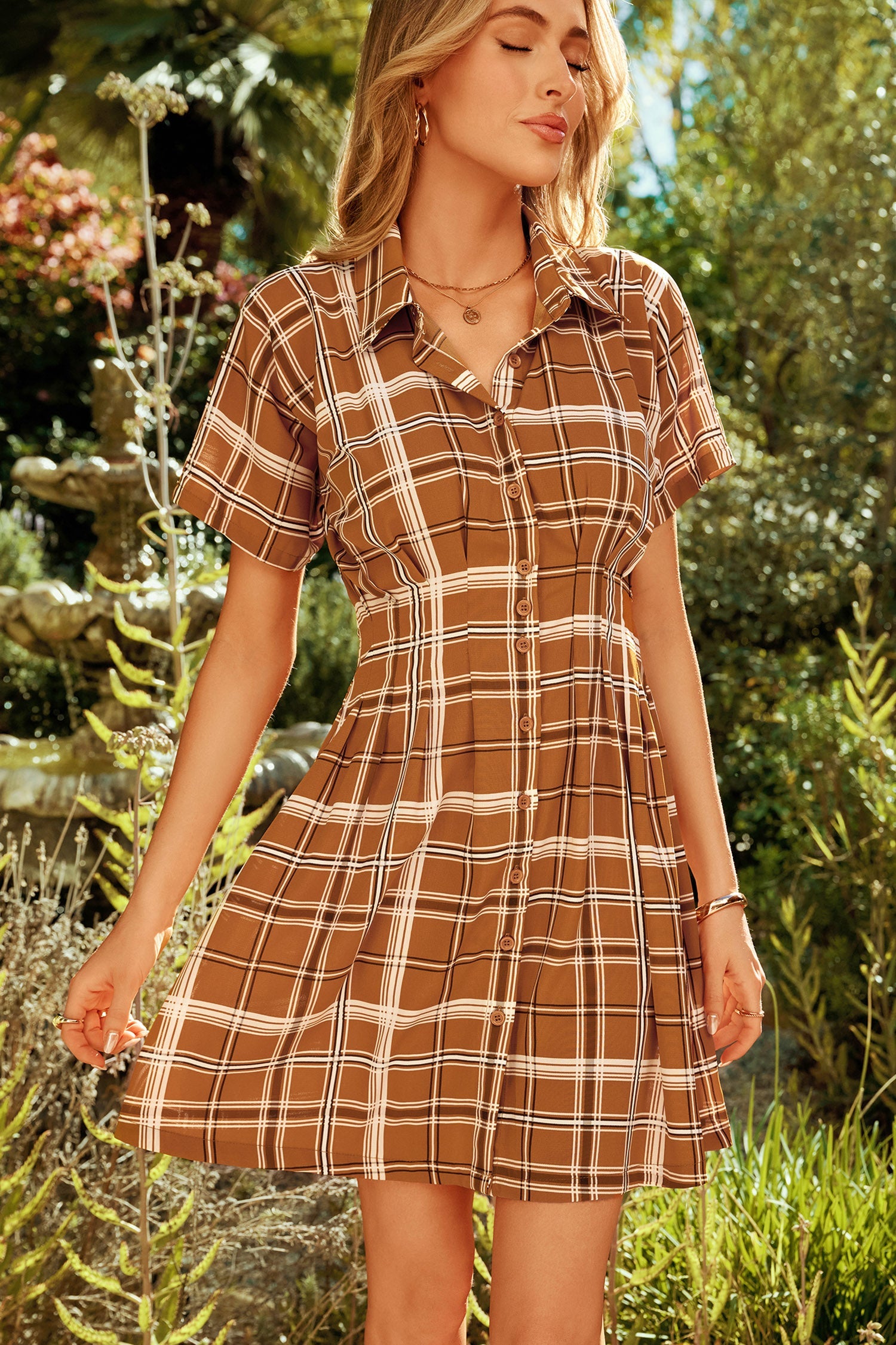 Melody Short Sleeve Shift Dress