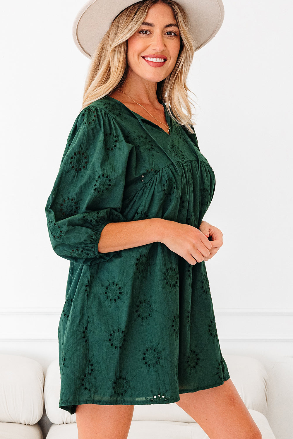 Beth Sleeve Swing Mini Dress