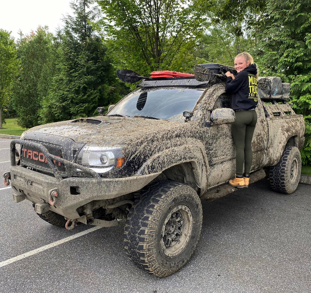 Muddy Trucks Zero Fucks Hoodie