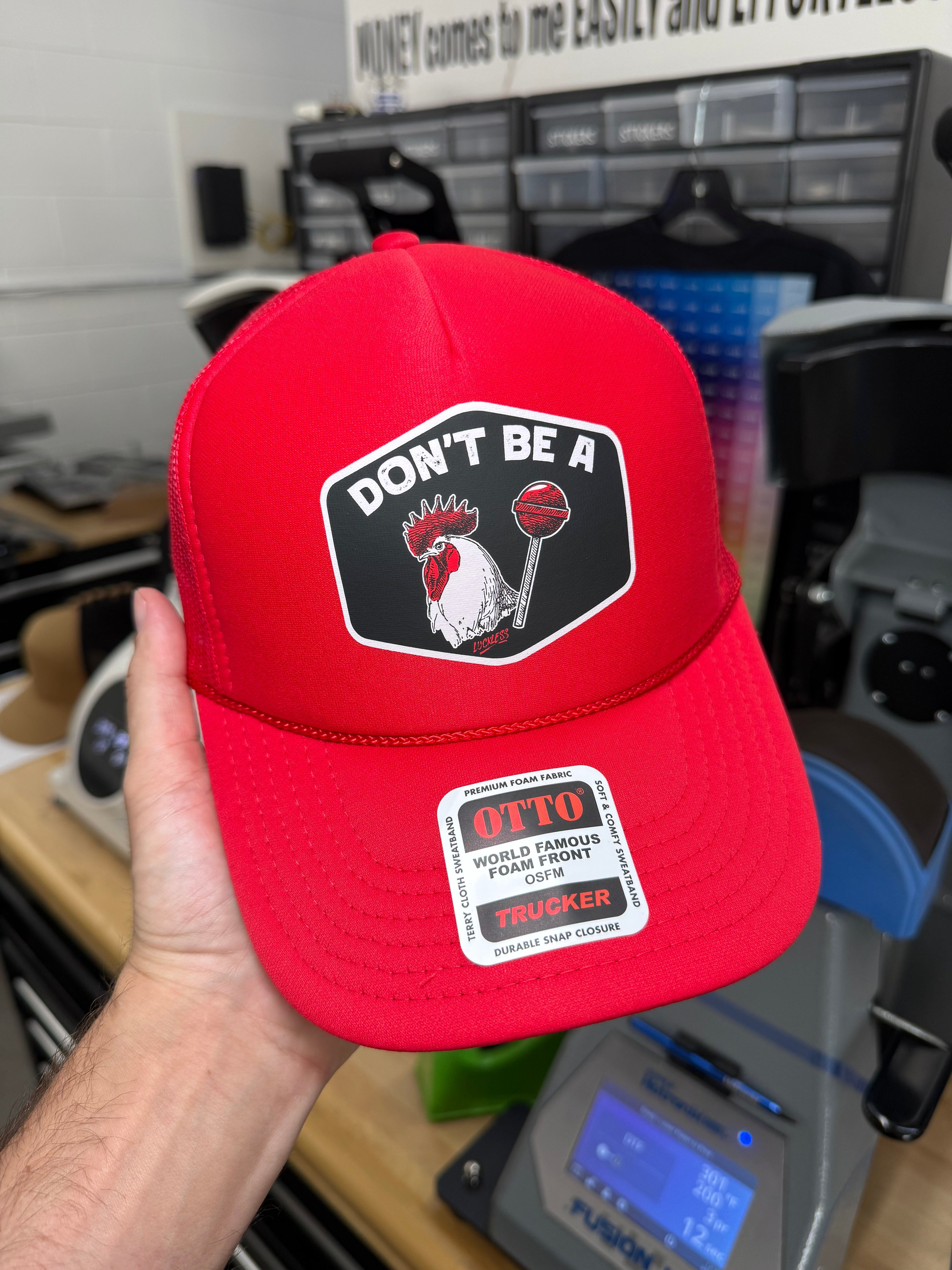 Chicken Lollipop Trucker Hat
