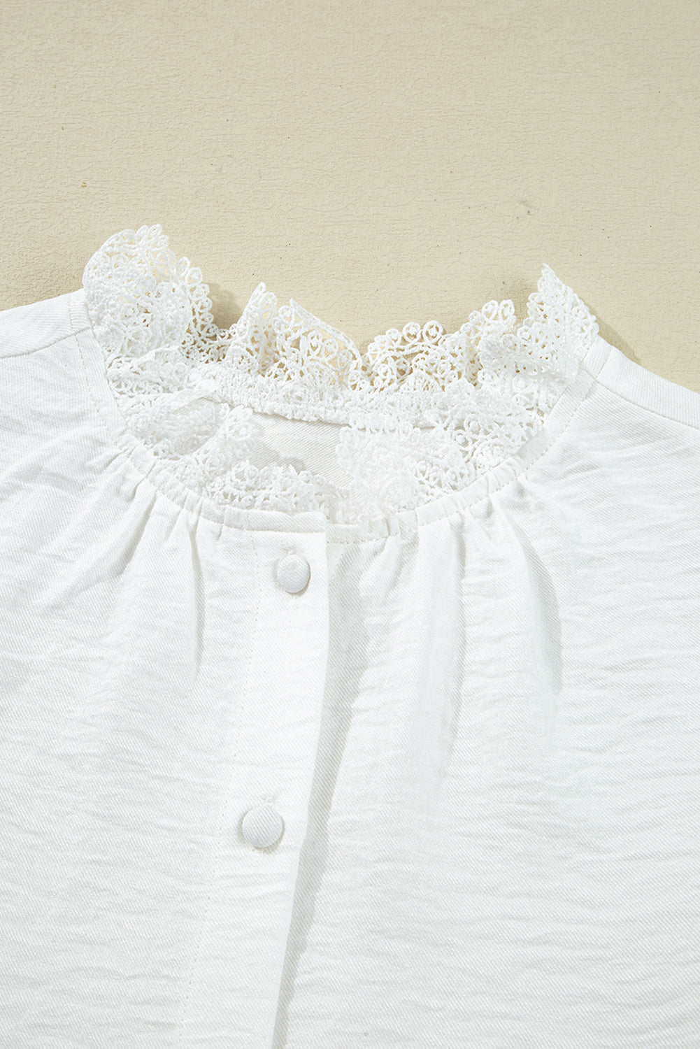 Ivy Patchwork Stand Loose Shirt