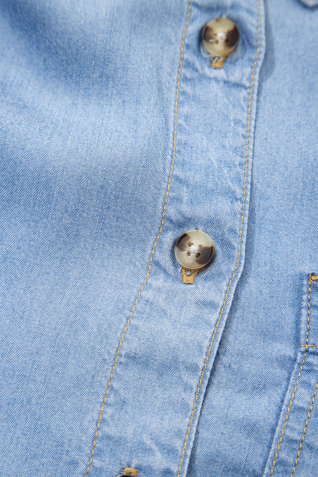 Daphne High Low Chambray Shirt