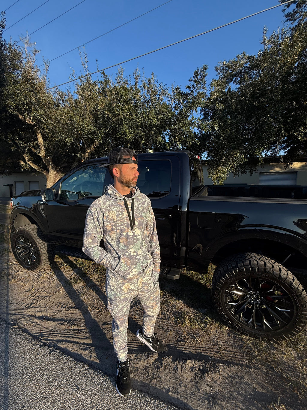 Faded Camo Jogger Sweatpants