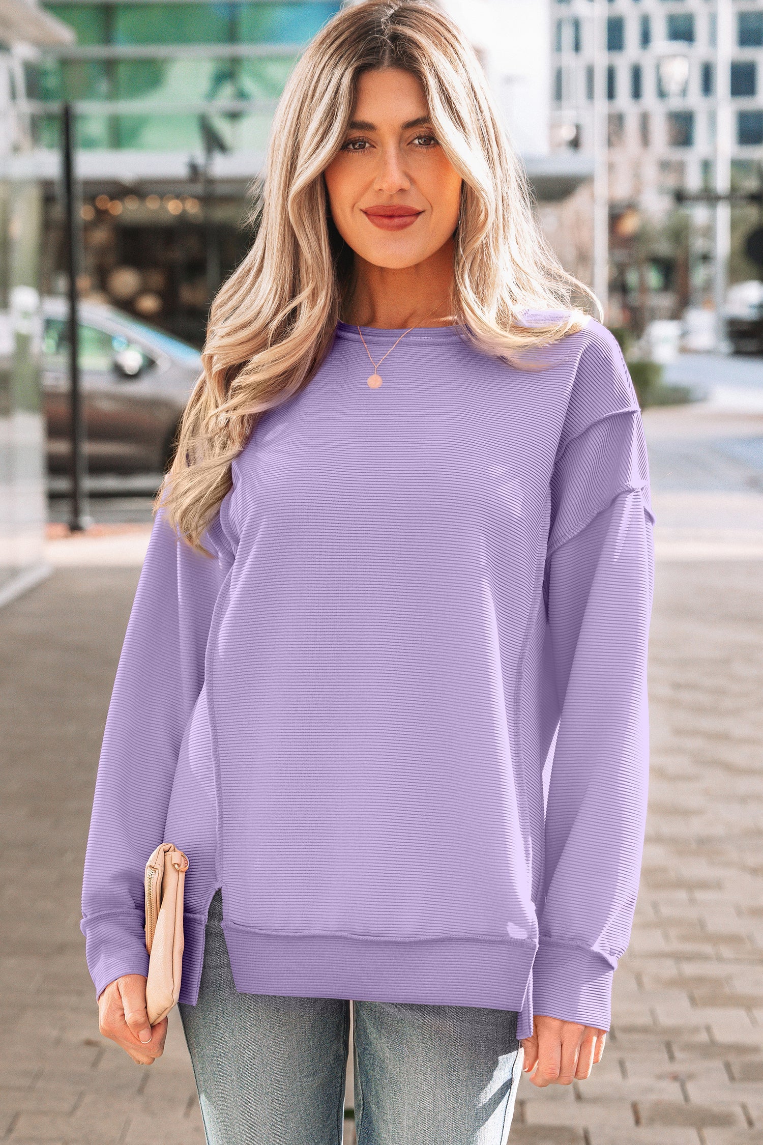 Eva Drop Shoulder Baggy Pullover