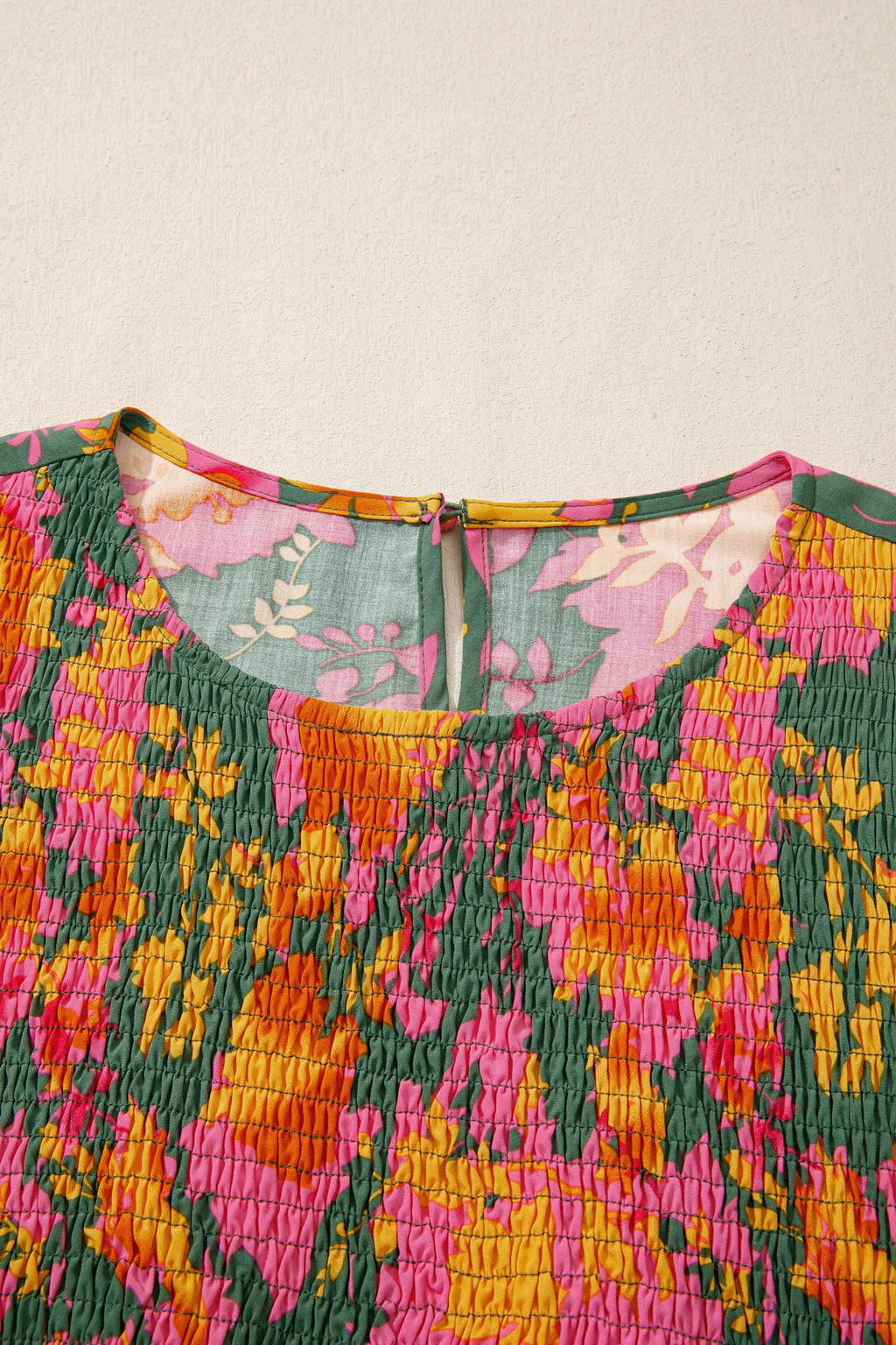 Anna Smocked Ruffled Mini Dress