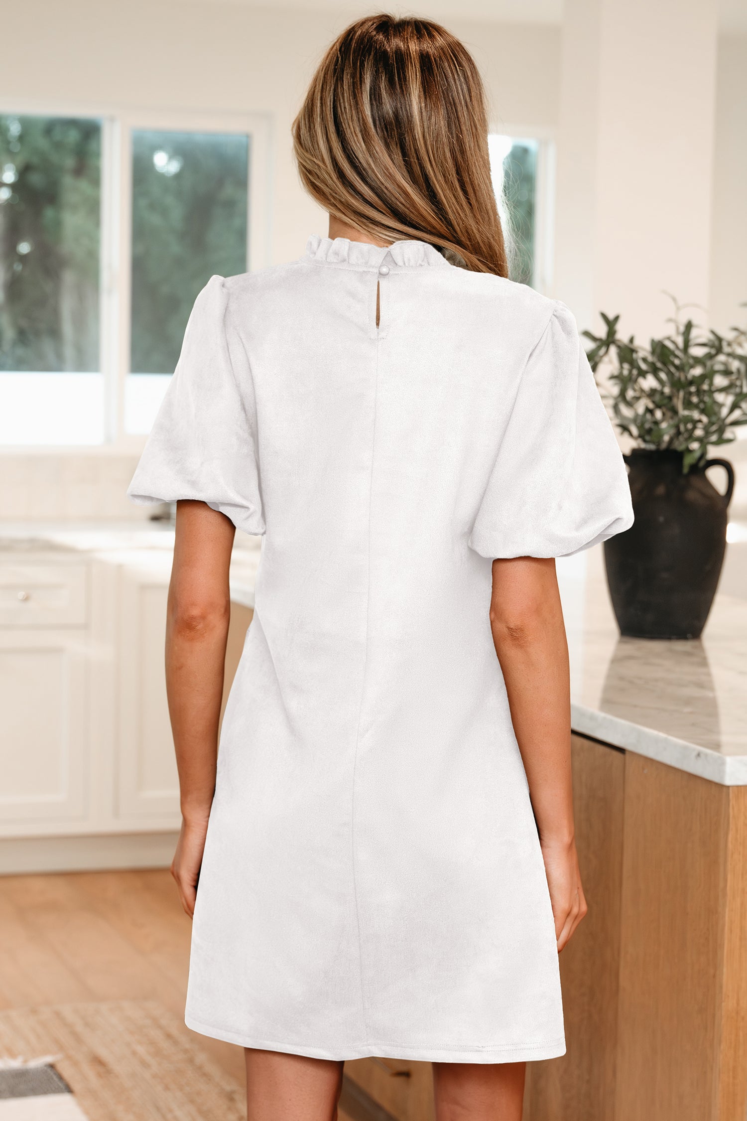 Trinity Sleeve Shift Mini Dress