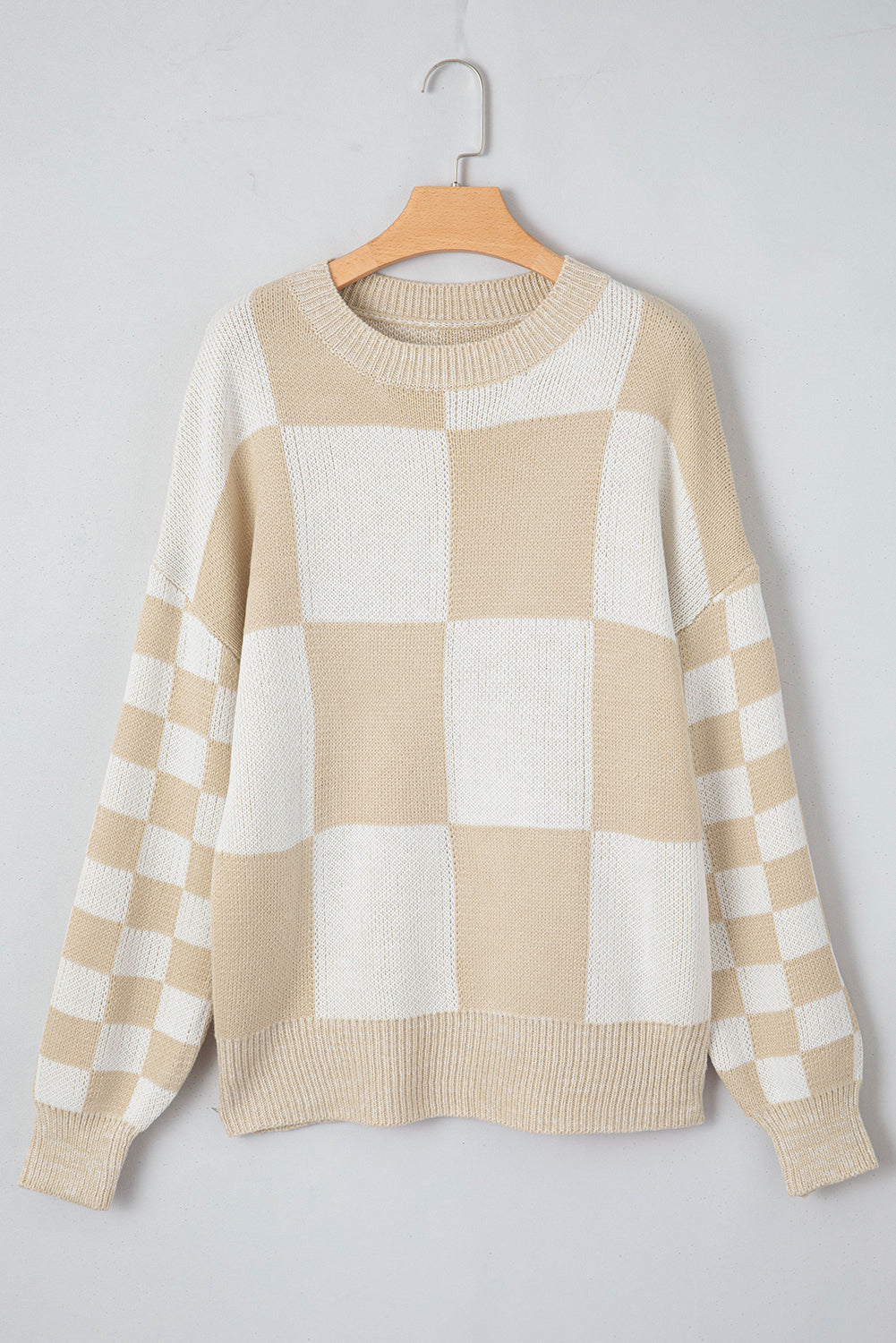 Vivifira Print Drop Shoulder Sweater