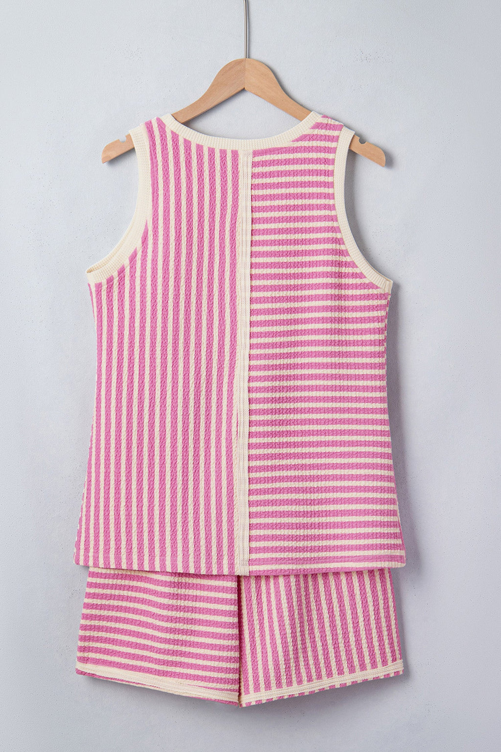Nala Contrast Trim Casual Tank Set