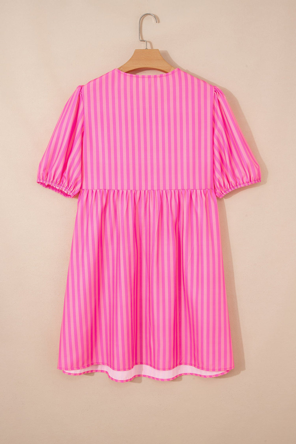 Violet Puff Sleeve Mini Dress