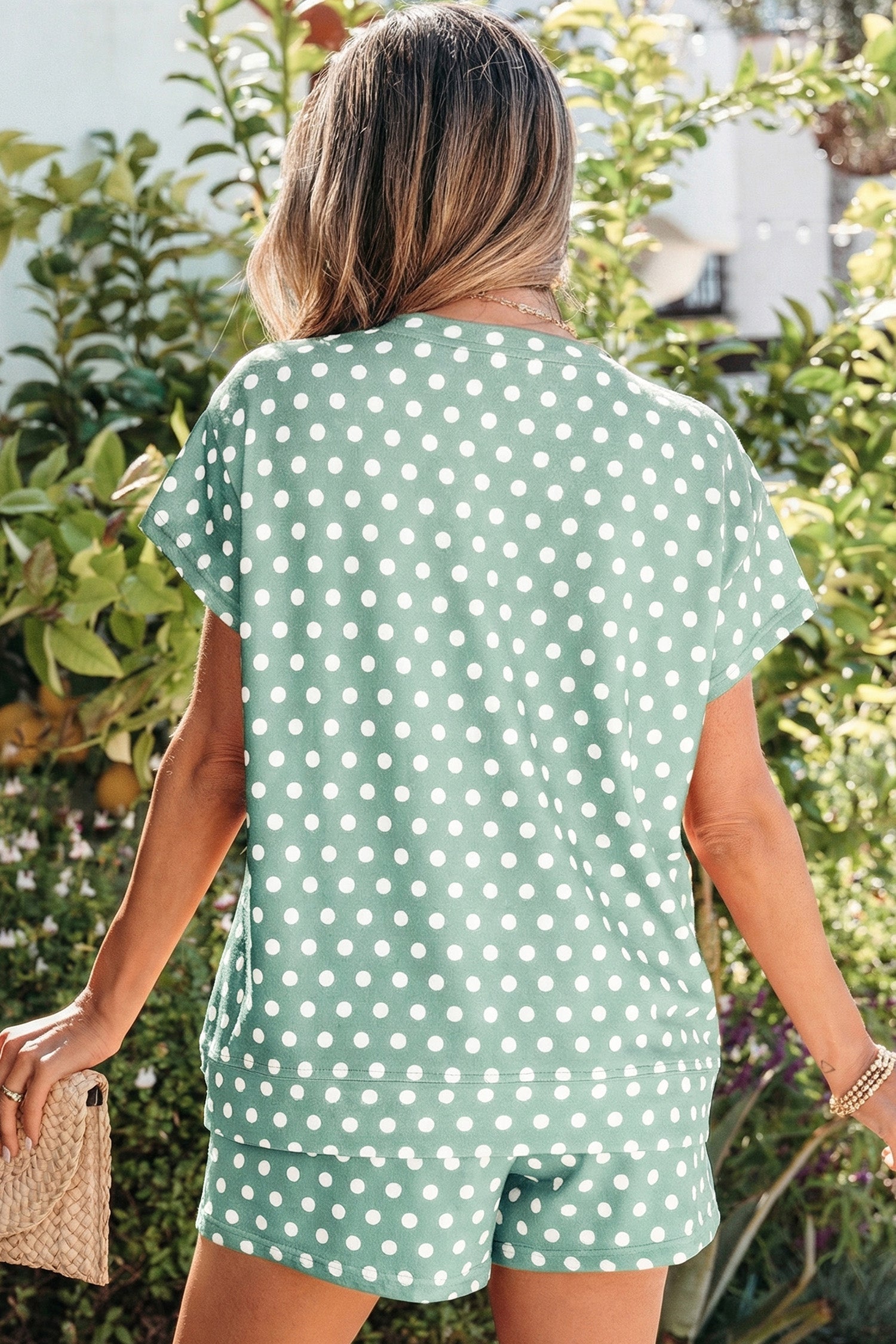 Brittany Dot Print Short Set