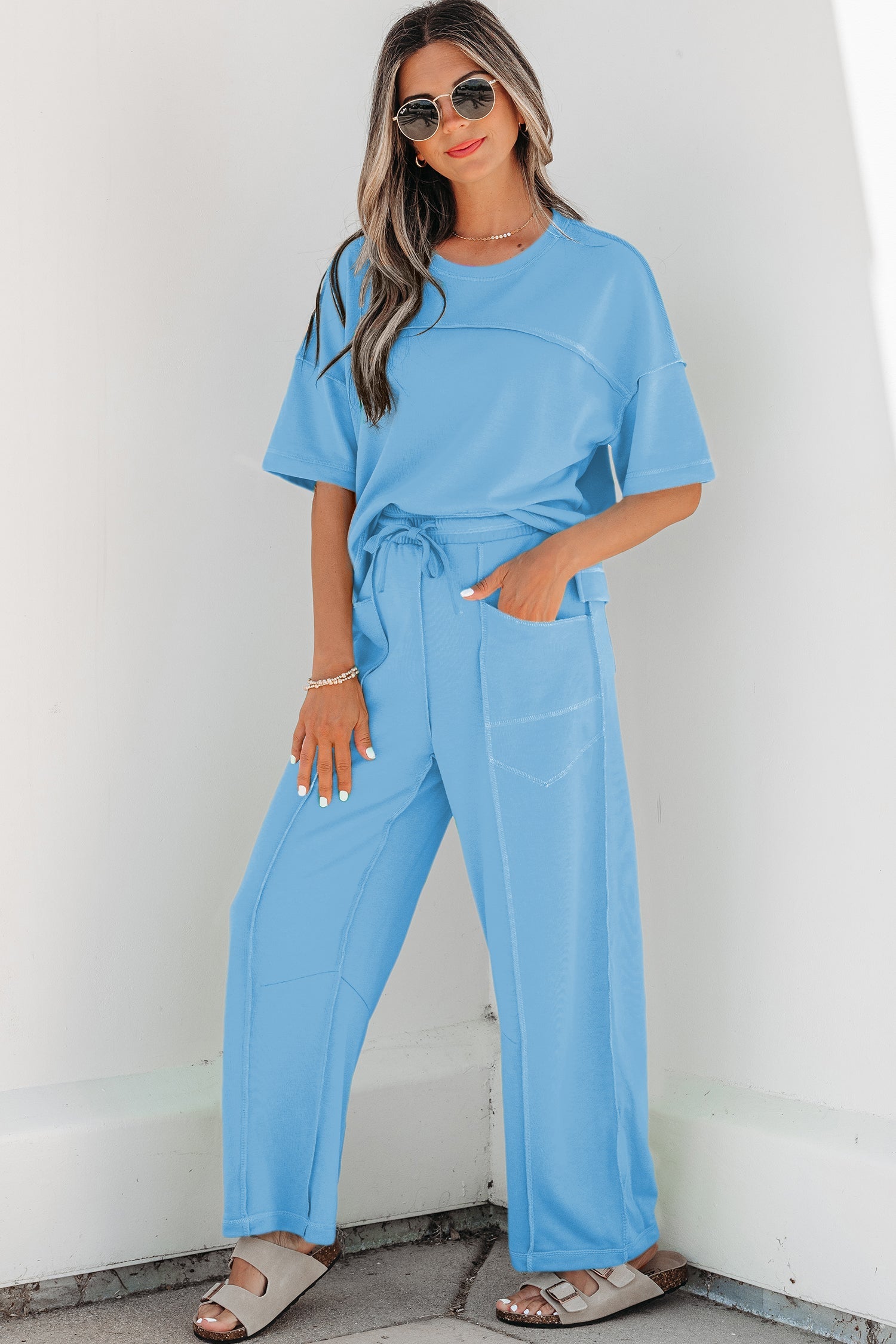 Rebecca Drop Shoulder Boxy Tee
