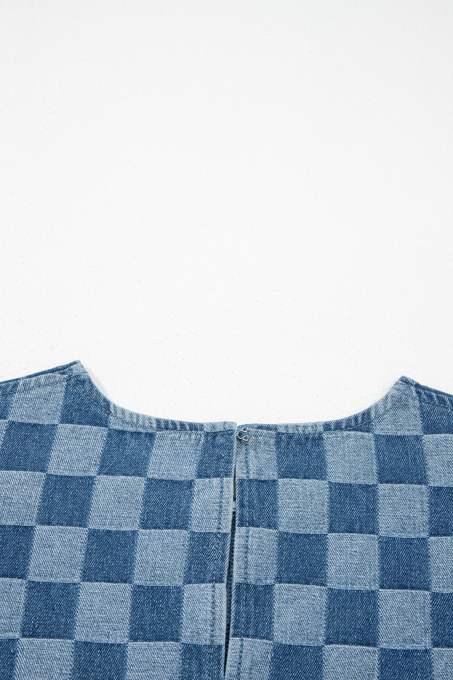 Jessie Hem Checkered Mini Dress