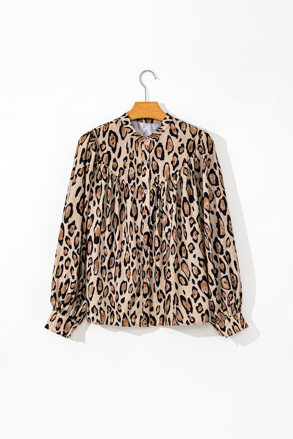 Alaiya Balloon Sleeve Casual Shirt