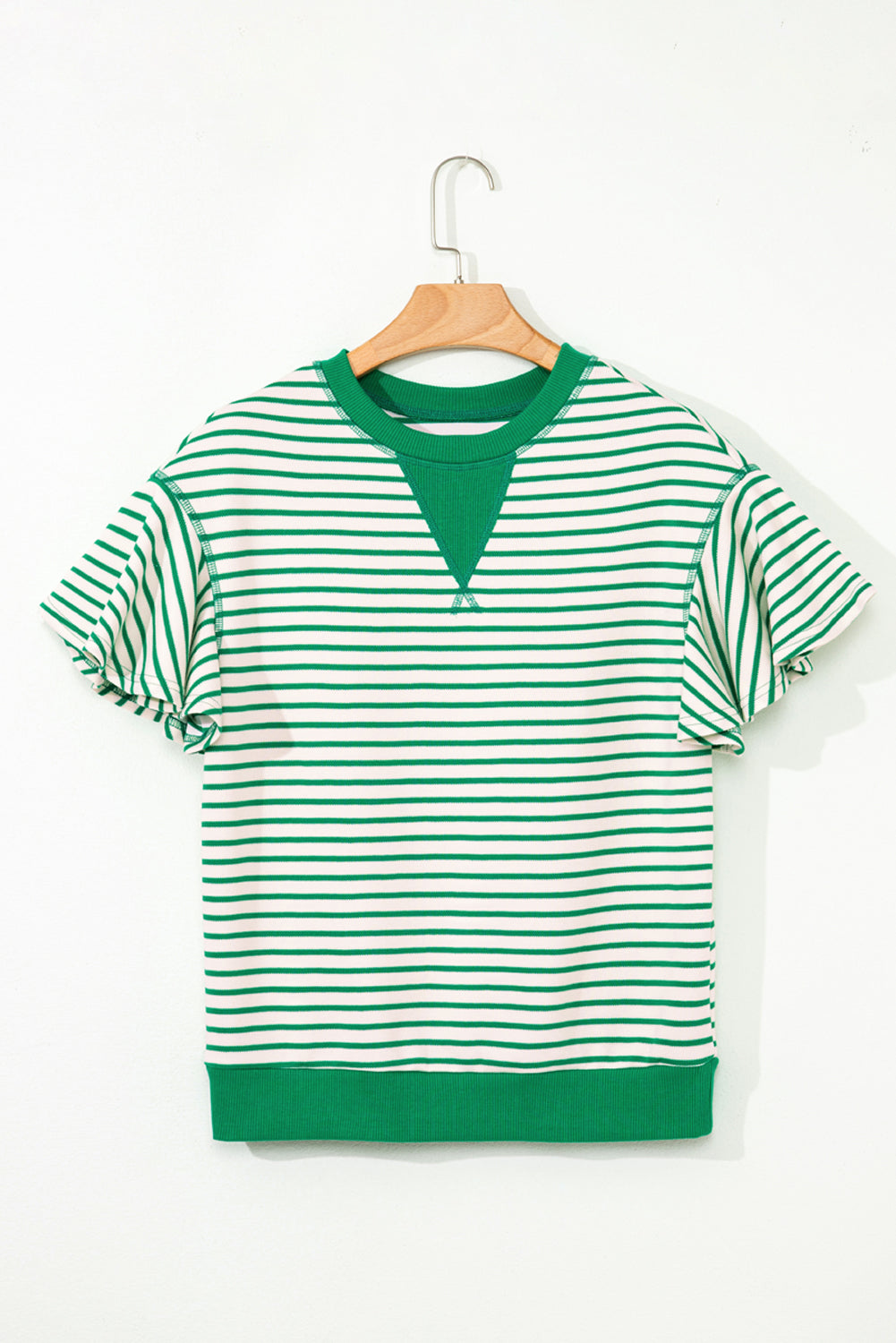 Sol Ruffle Short Sleeve Top