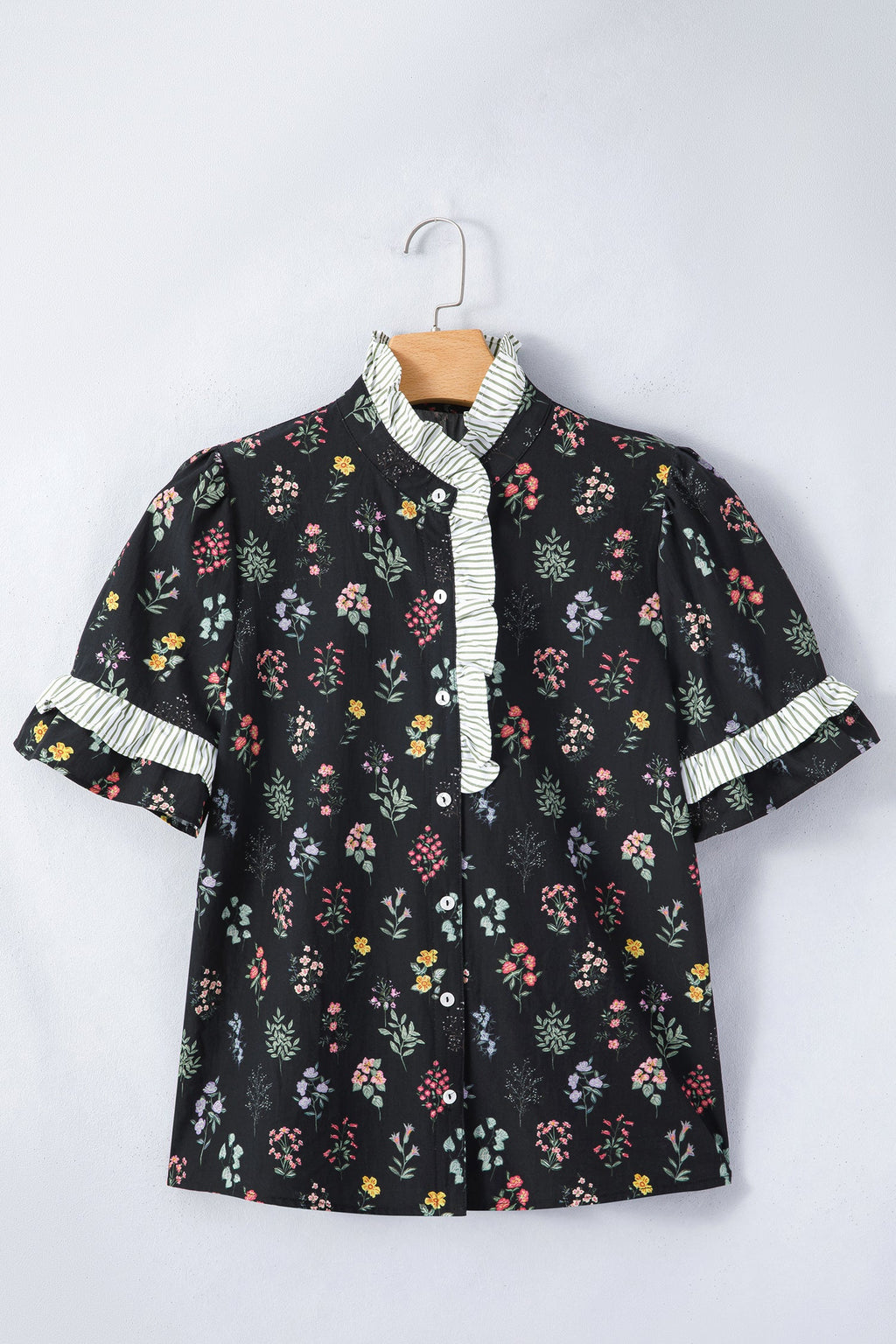 Aliya Short Sleeve Floral Shirt