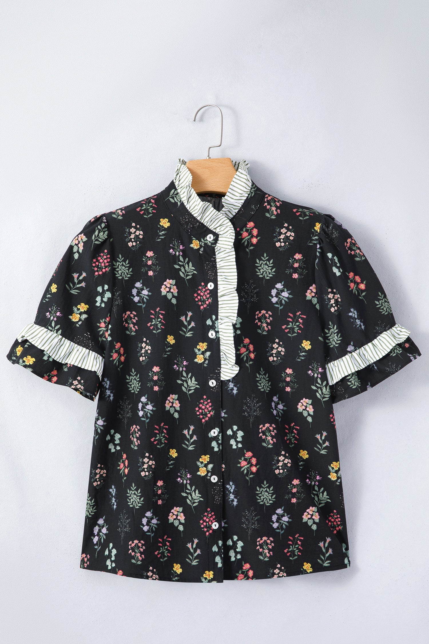 Aliya Short Sleeve Floral Shirt