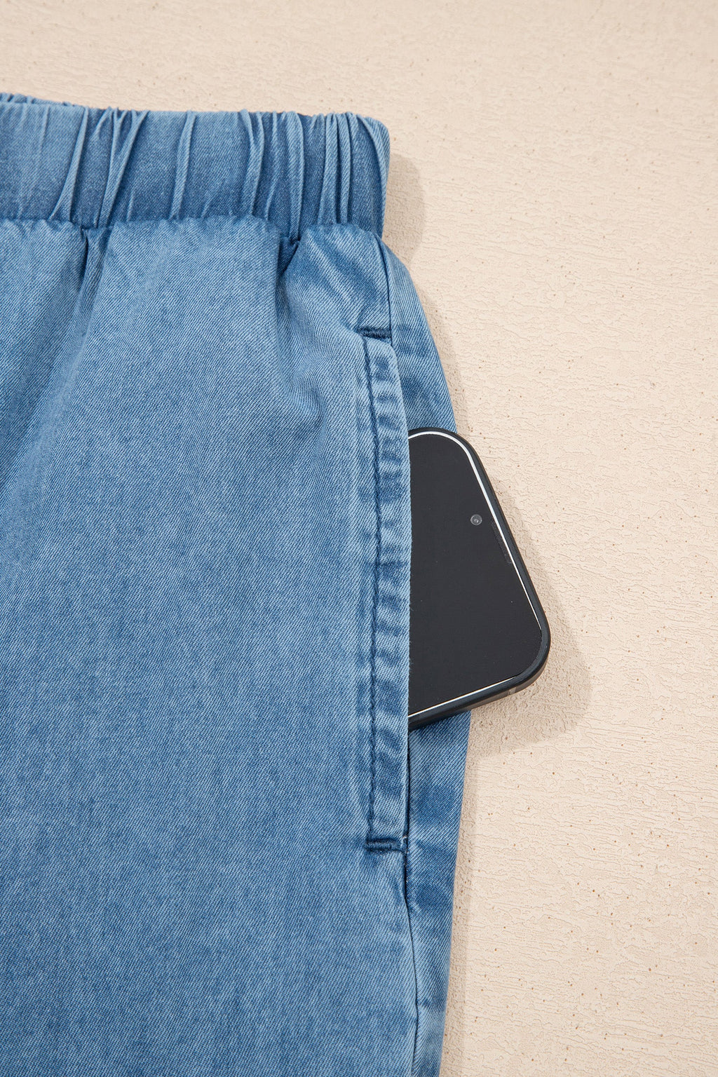 Taytum Wide Leg Chambray Pants