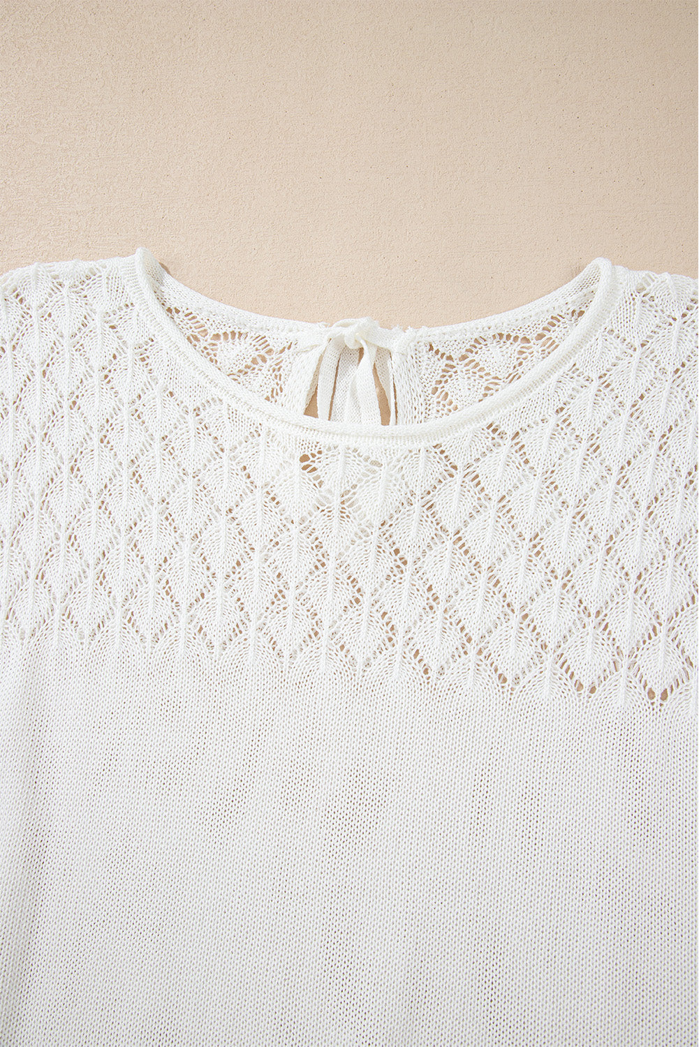 Miracle Back Short Sleeve Sweater