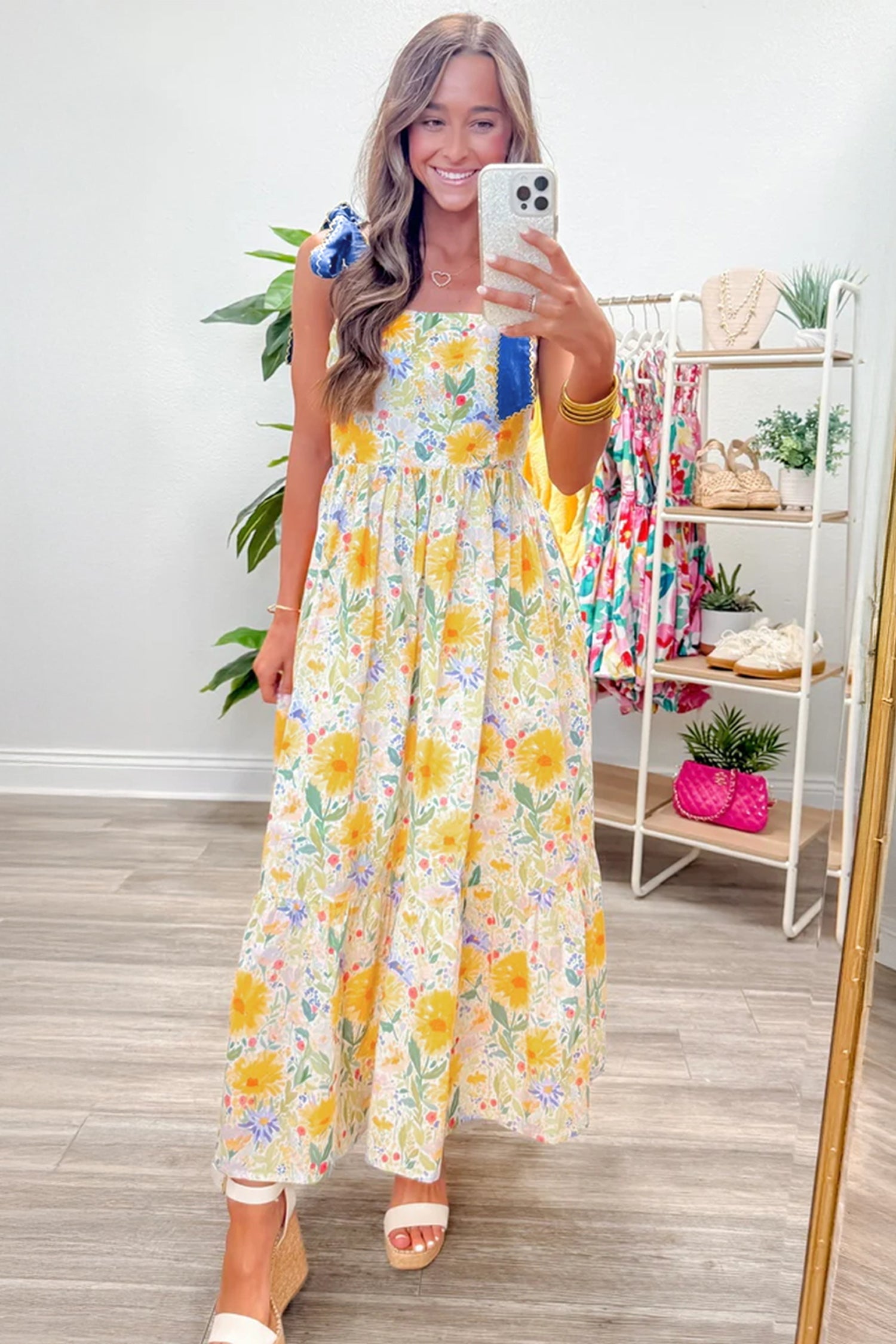 Emilia Straps High Waist Dress