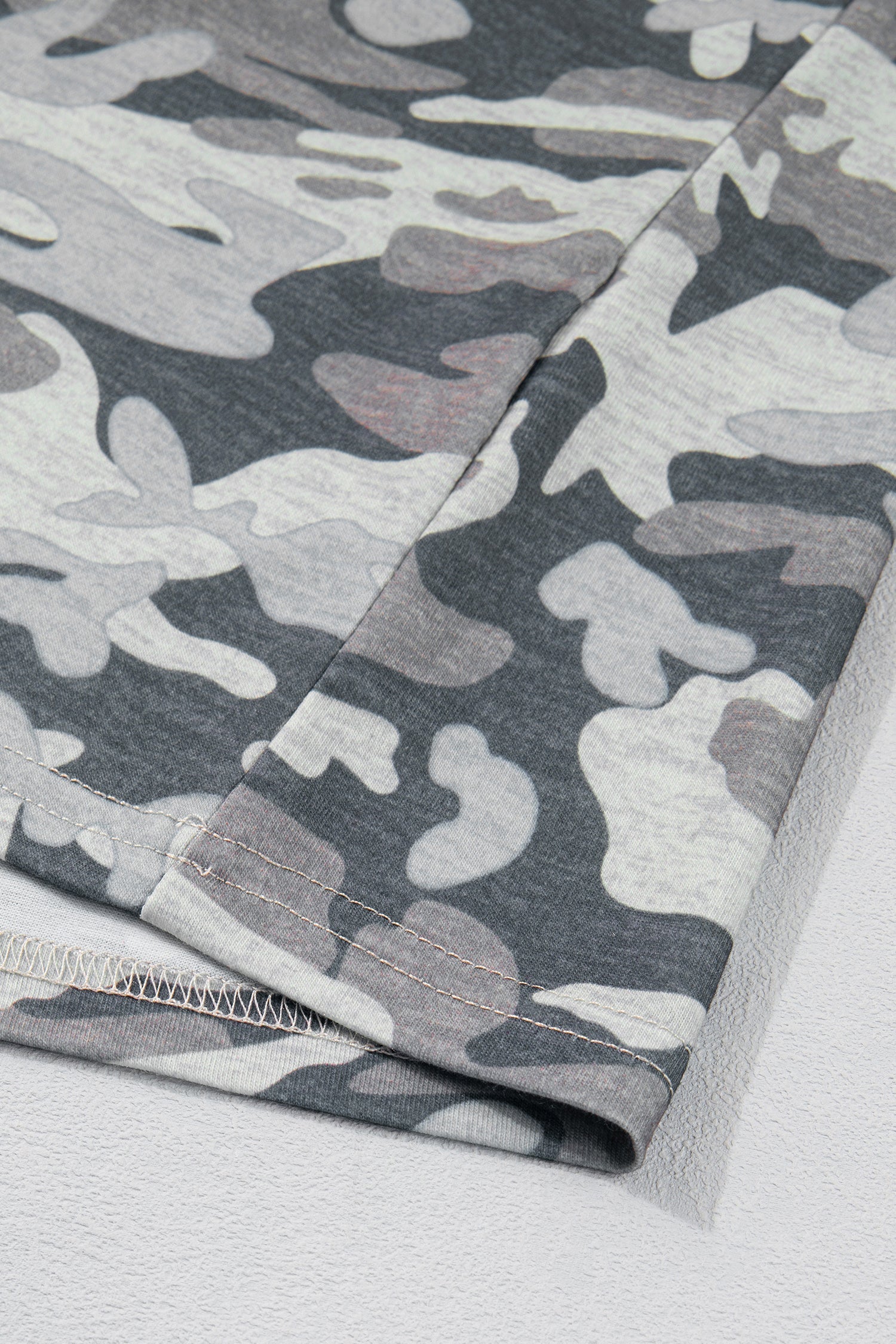 Nala Print Raw Edge Tee